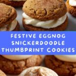 Eggnog Snickerdoodle Thumbprint Cookies Recipe