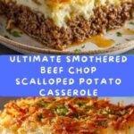 Smothered Beef Chop Scalloped Potato Casserole Recipe