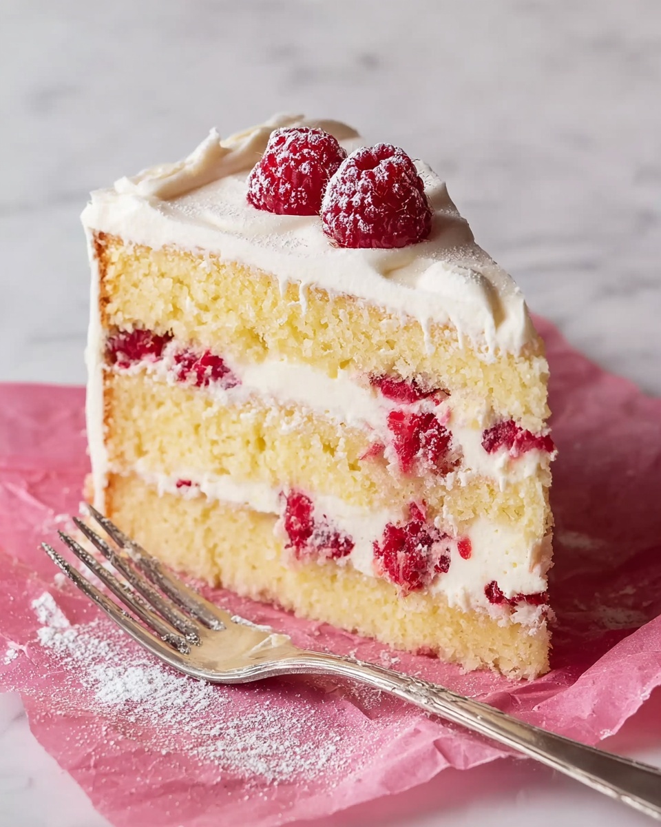 Raspberry Lemon Cake Recipe - Recipe Image