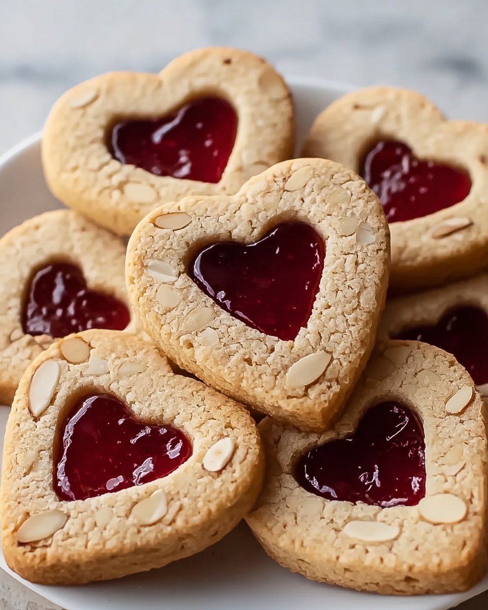 Almond Heart Cookies Recipe - Recipe Image