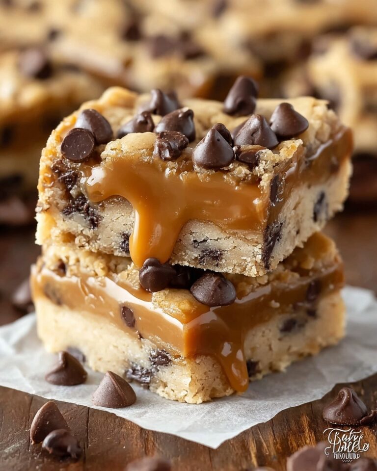 Chocolate Chip Caramel Bars Recipe