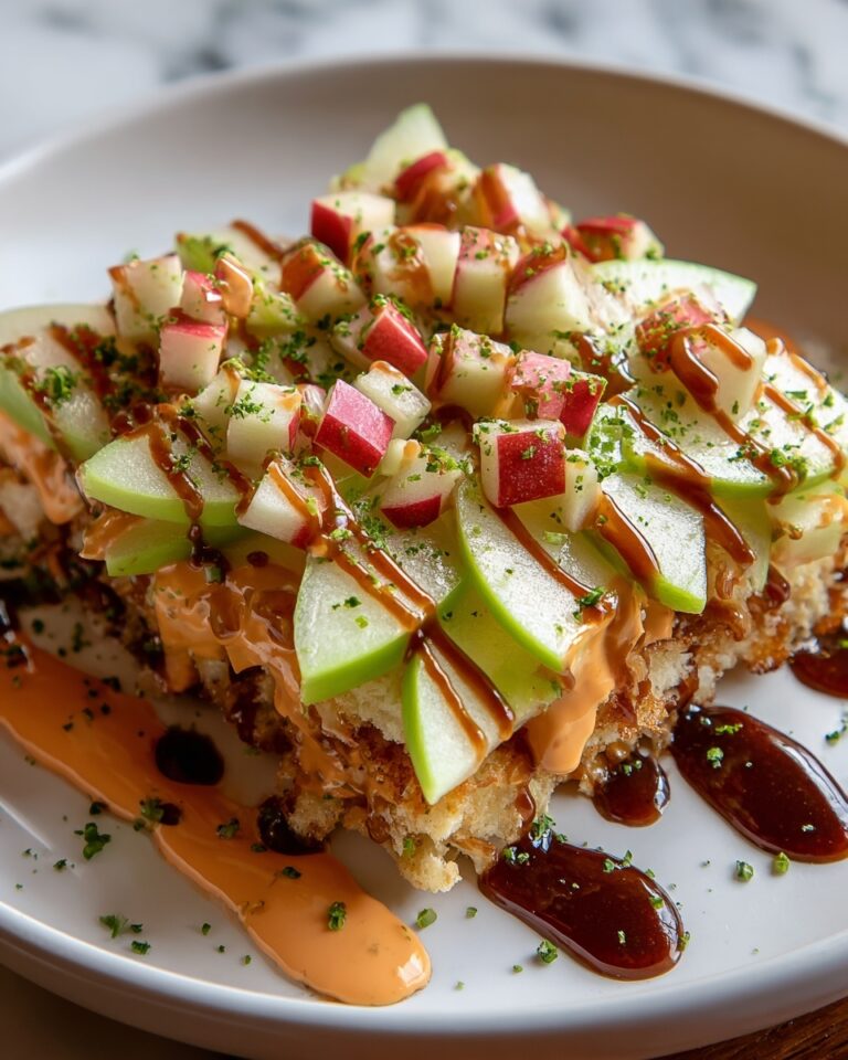 Apple Nachos with Peanut Butter, Chocolate, and Toppings Recipe