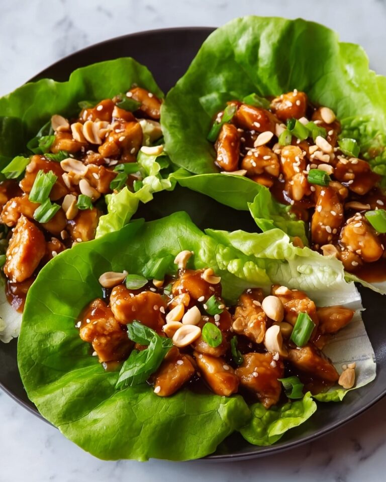 Flavorful Teriyaki Chicken Lettuce Wraps – Light, Easy & Delicious! Recipe