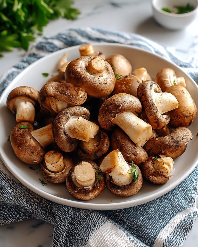 Air Fryer Mushrooms Recipe