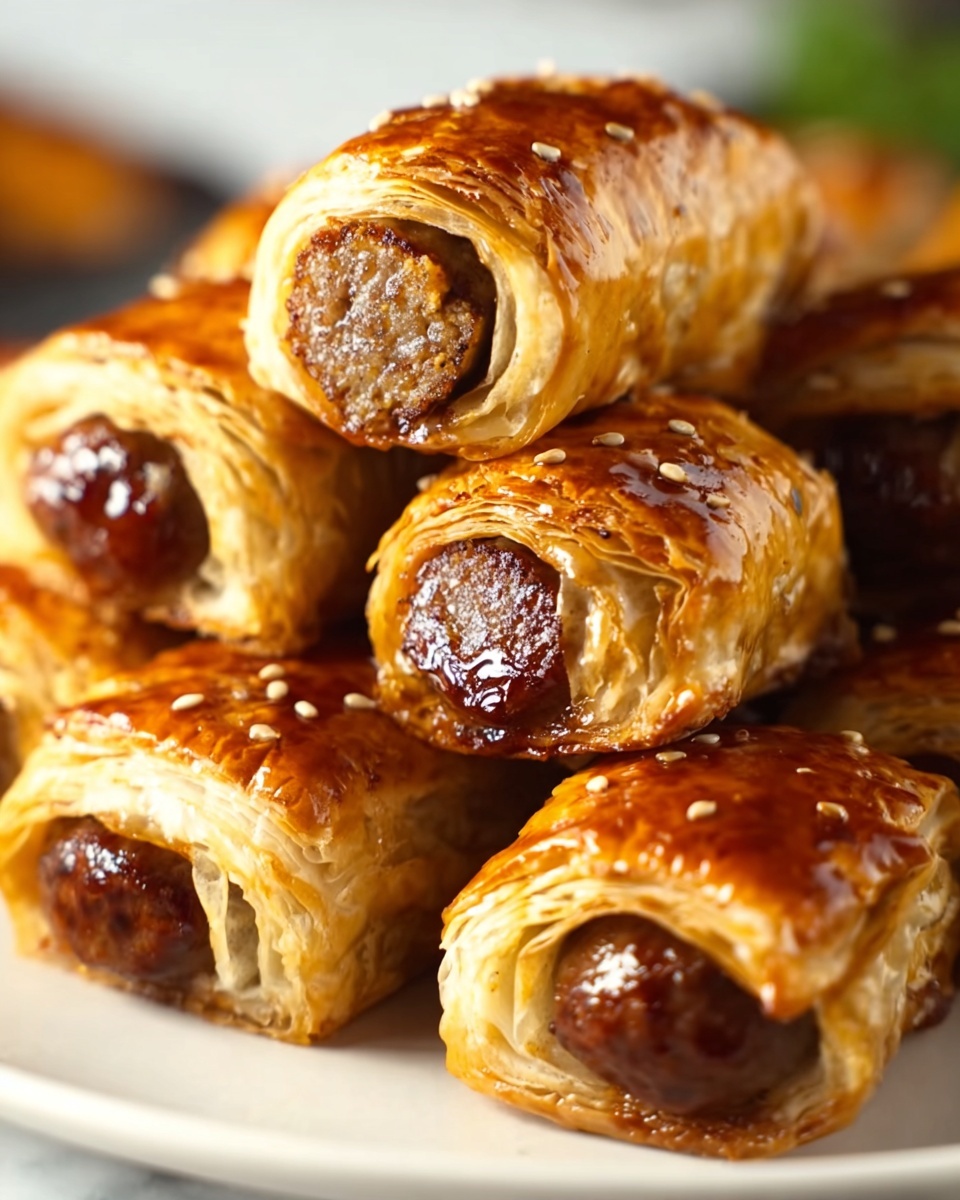 Sausage Rolls with Pepper Jelly Recipe - Recipe Image