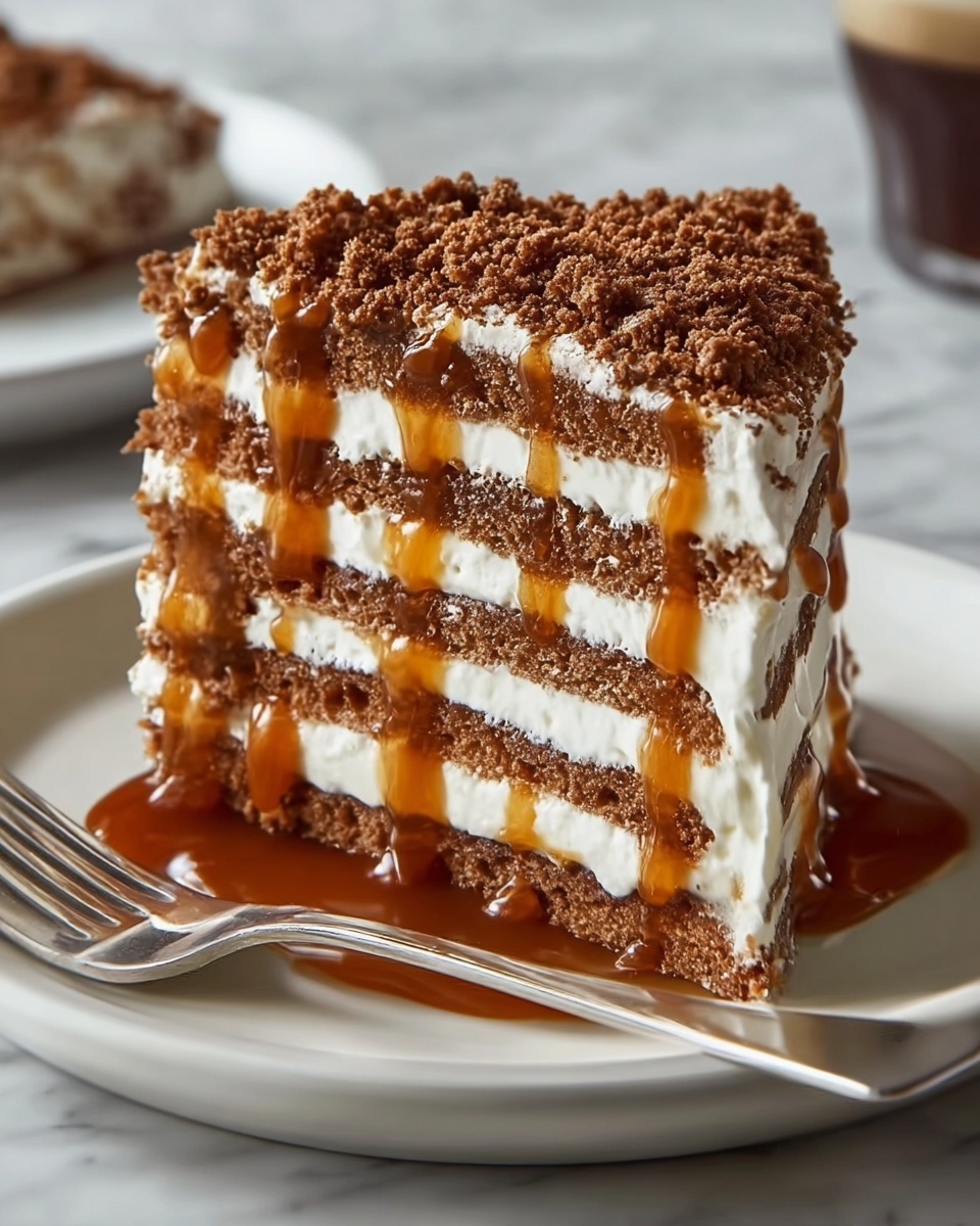 Caramel Crunch Cake Recipe - Recipe Image