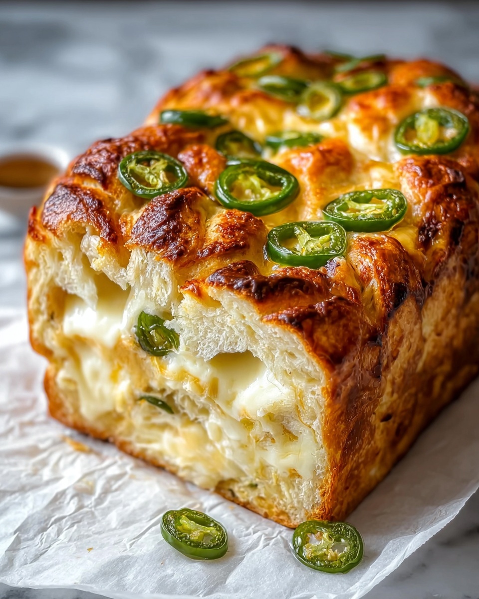 Cheddar Jalapeño Pull Apart Bread Recipe - Recipe Image