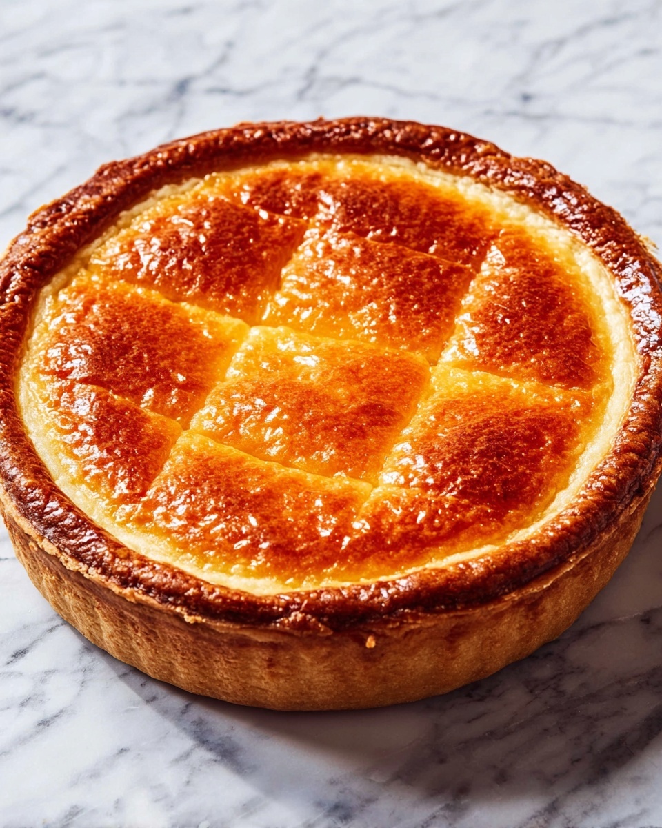 Lemon Ricotta Pie with Almond Accent Recipe - Recipe Image