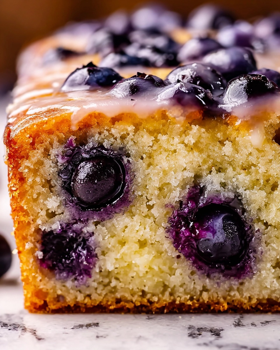 Blueberry Vanilla Bread with Lemon Glaze Recipe - Recipe Image