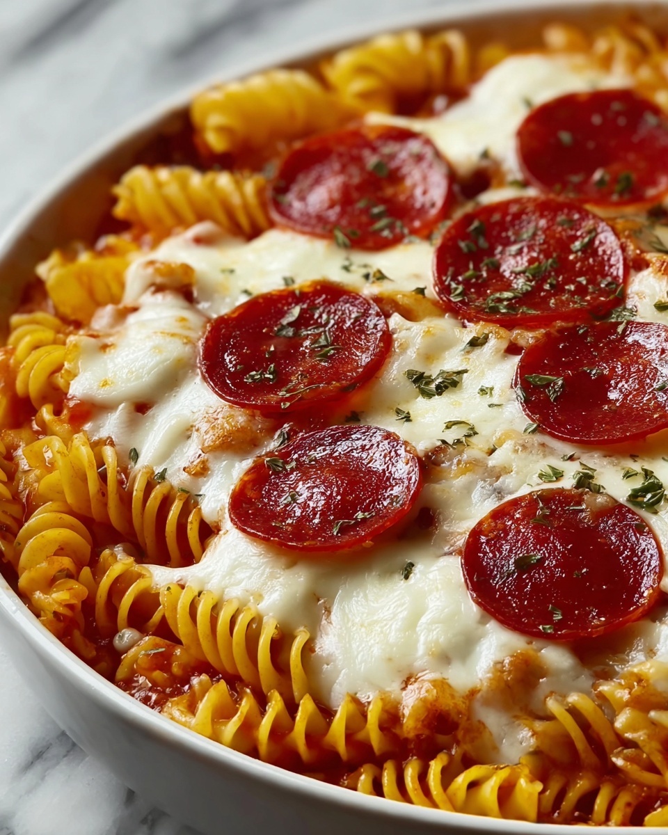 Pepperoni Pasta Bake Recipe - Recipe Image