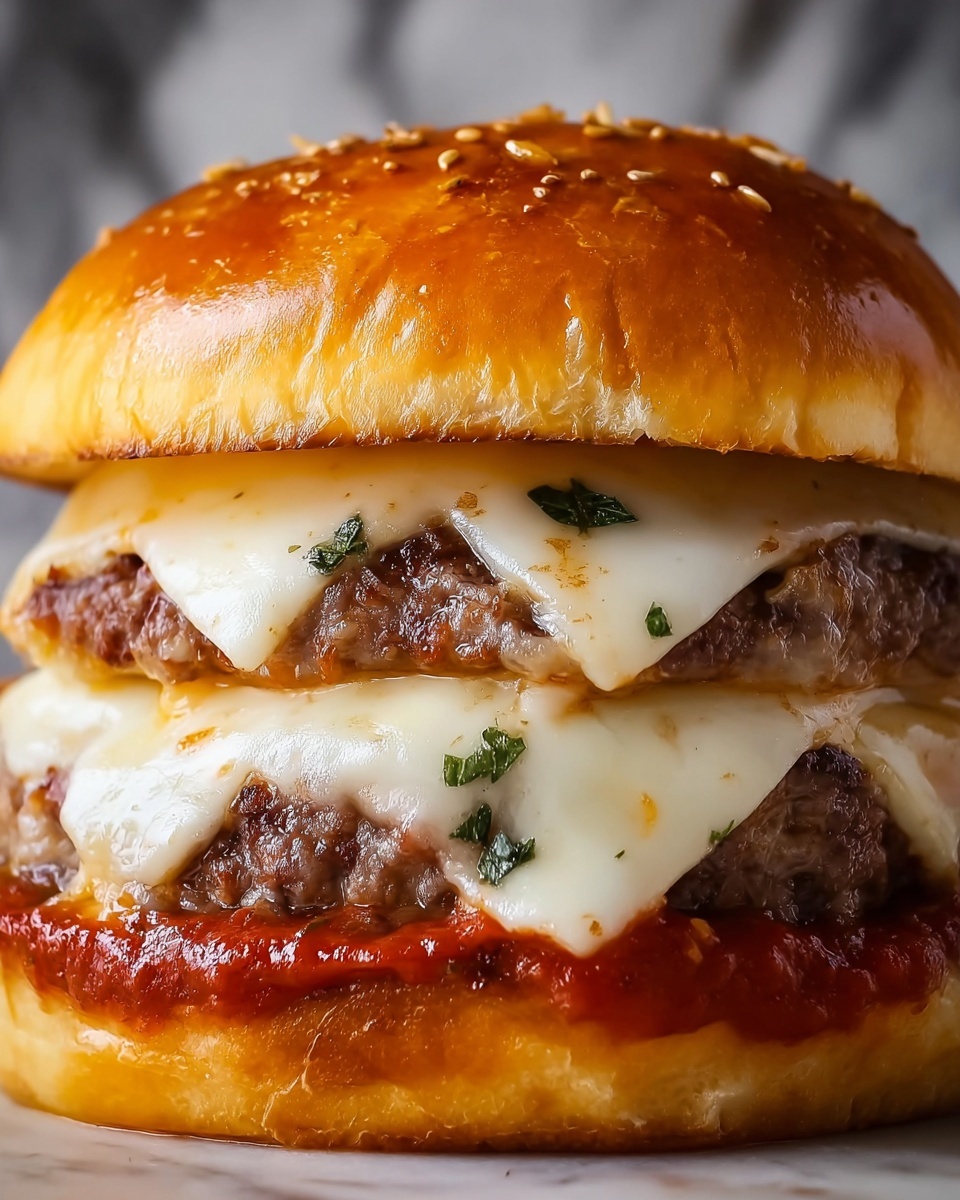 Lasagna Burger Recipe - Recipe Image