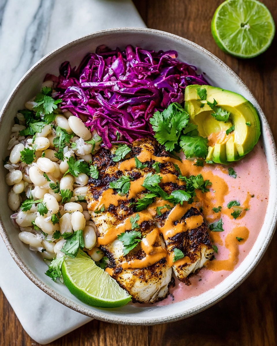 Baja Fish Taco Bowls Recipe - Recipe Image