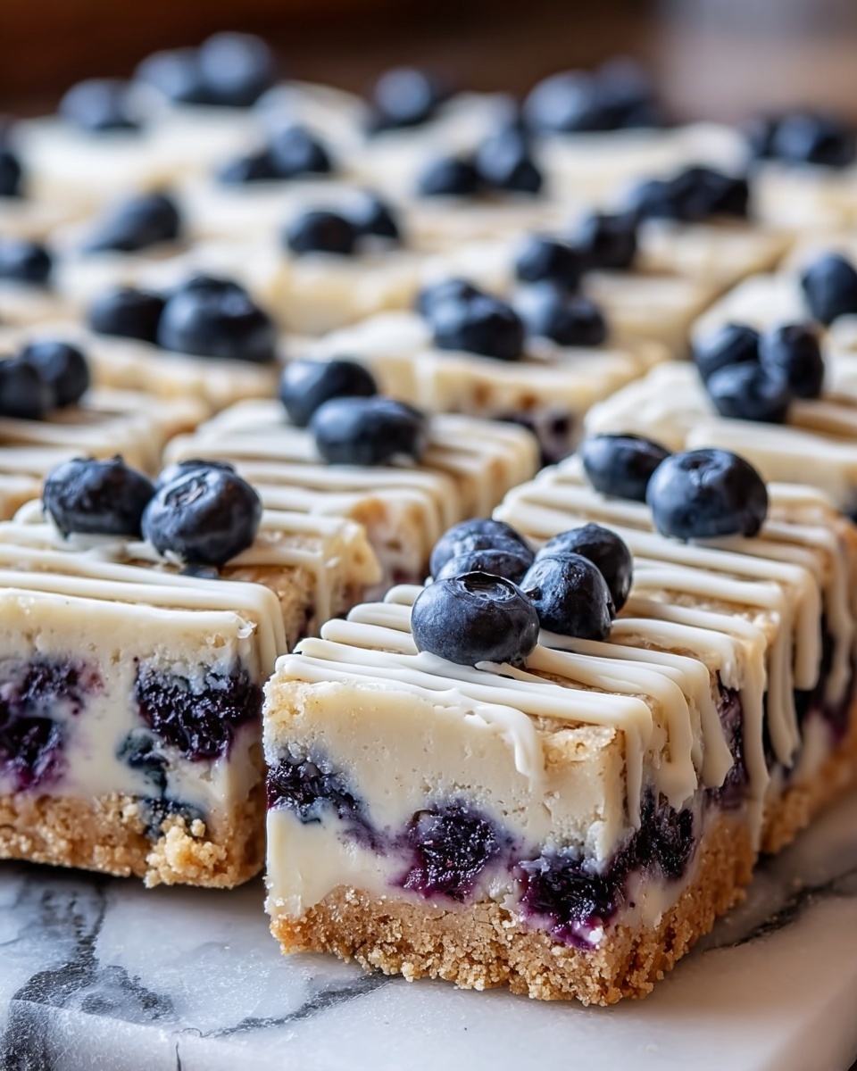 Lemon Blueberry Shortbread Bars Recipe - Recipe Image