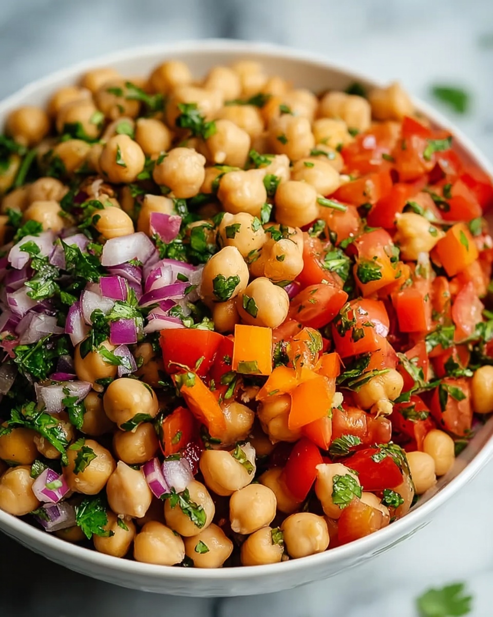High-Protein Chickpea Salad Recipe - Recipe Image