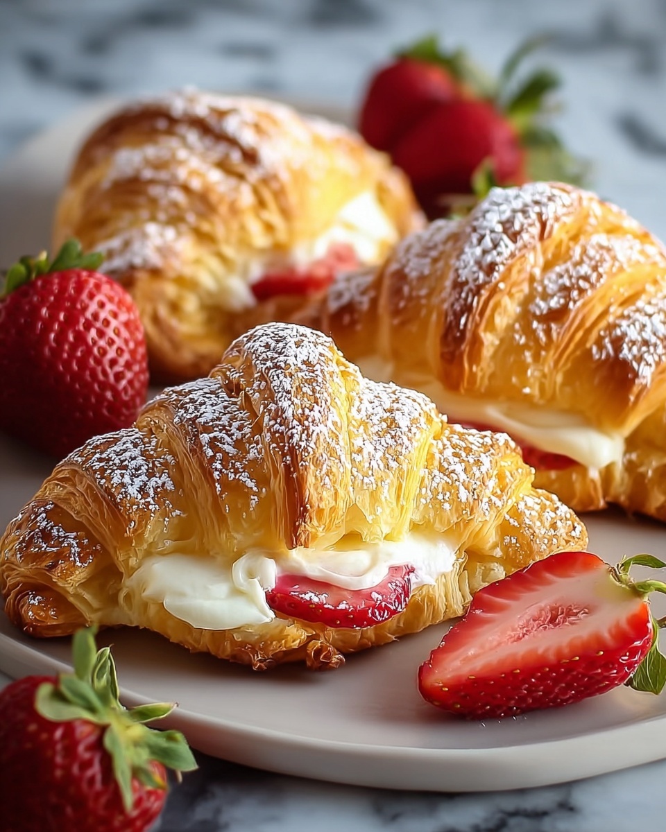 Strawberry Cheesecake Crescents Recipe - Recipe Image