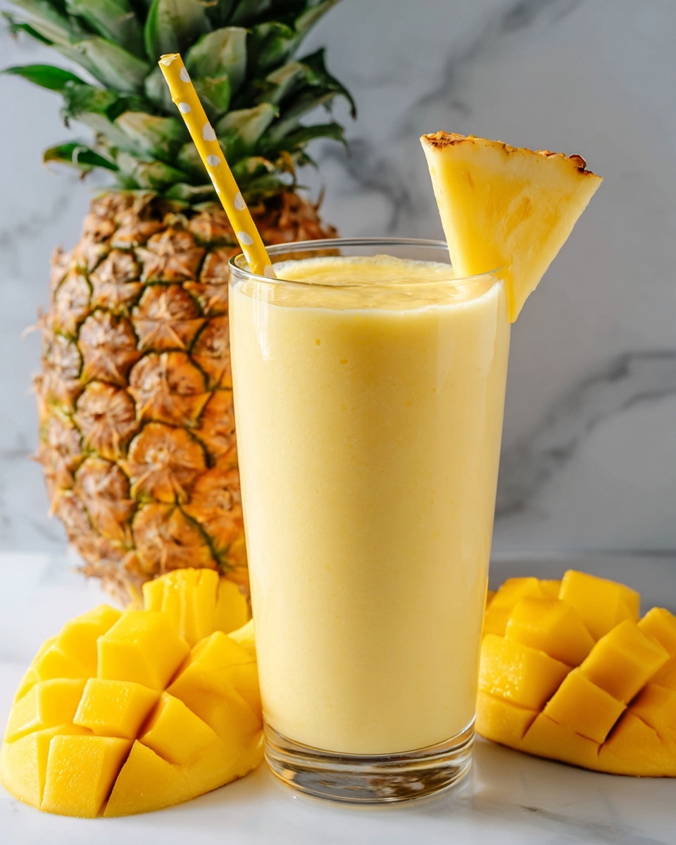 Mango Pineapple Smoothie Bowl Recipe - Recipe Image