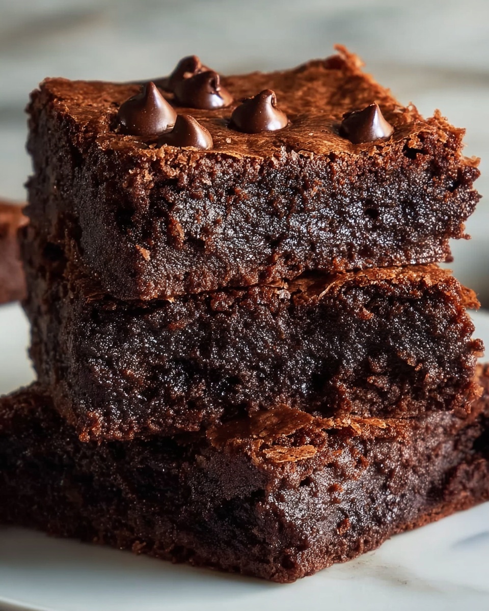 Zero-Sugar Greek Yogurt Brownies: Healthy Treat Recipe - Recipe Image