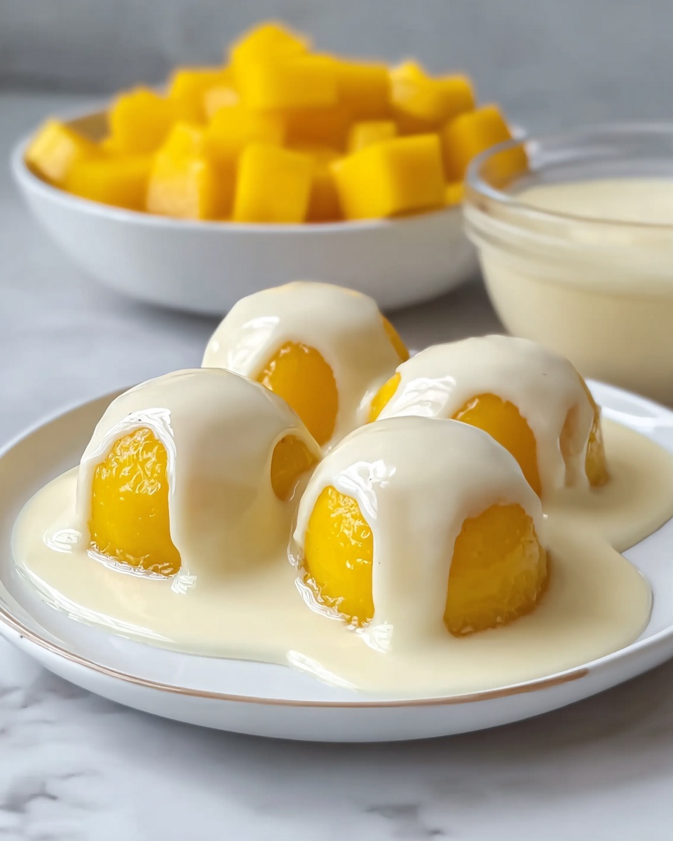 Easy Simple Mango Pudding Recipe - Recipe Image