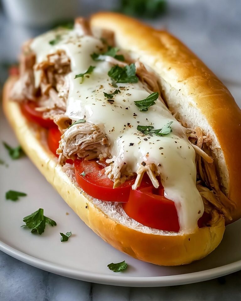 Slow Cooker Chicken Philly Sandwiches Recipe