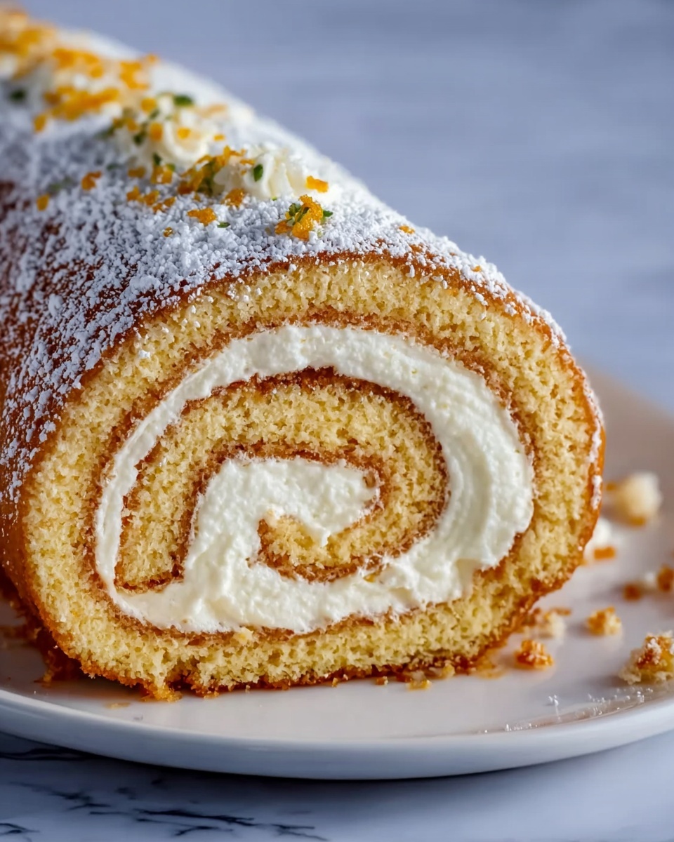 Pumpkin Roll with Cream Cheese Filling Recipe - Recipe Image