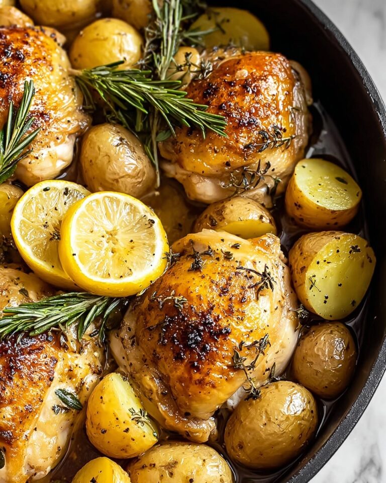 Lemon Rosemary Chicken and Potatoes Recipe