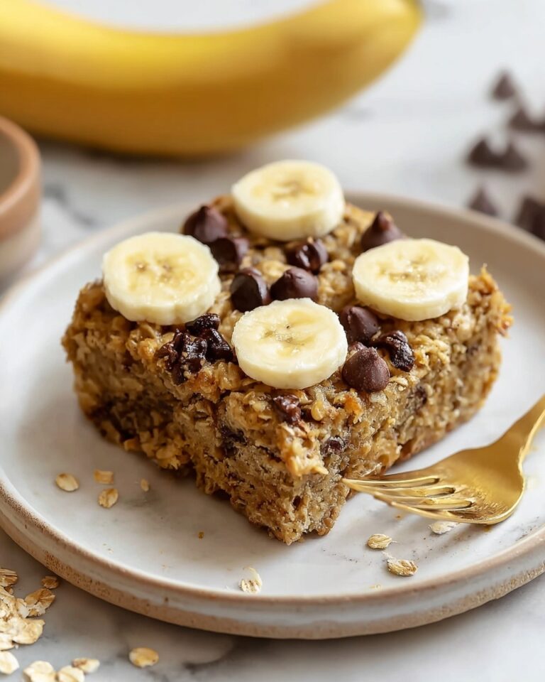 High-Protein Banana Bread Baked Oatmeal Recipe