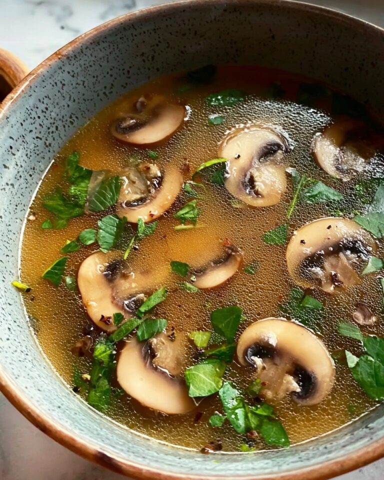 Japanese Clear Mushroom Soup Recipe