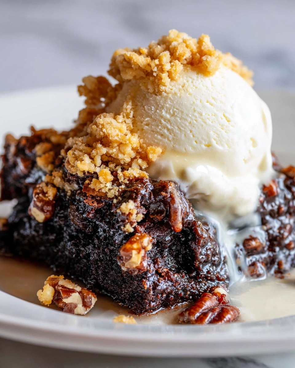 Chocolate Pecan Cobbler Recipe - Recipe Image