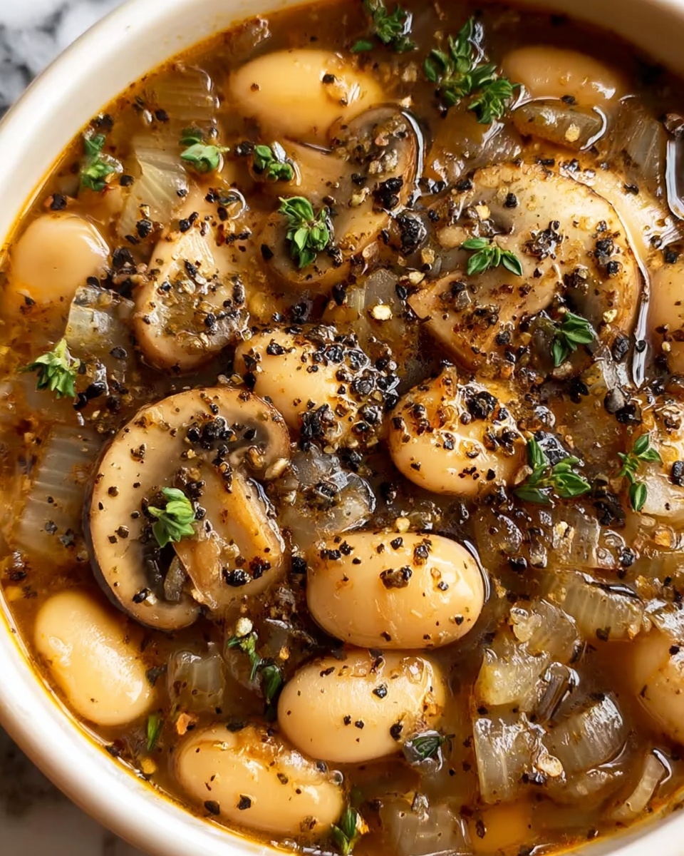Earthy Mushroom and White Bean Stew Recipe - Recipe Image
