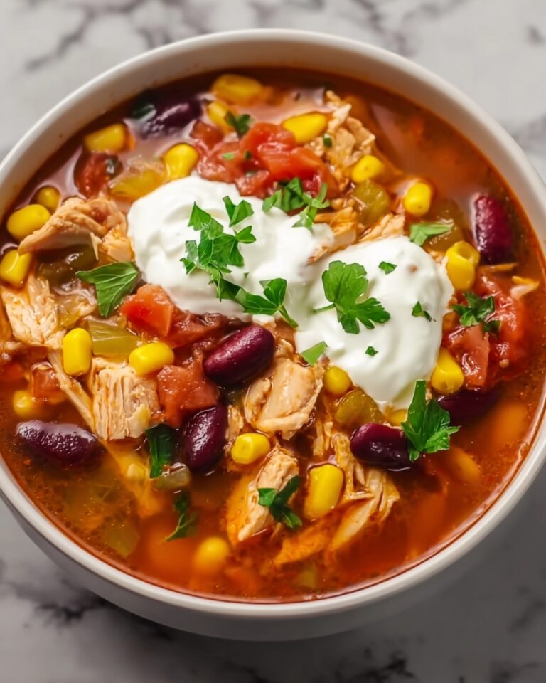 7 Can Chicken Taco Soup Recipe