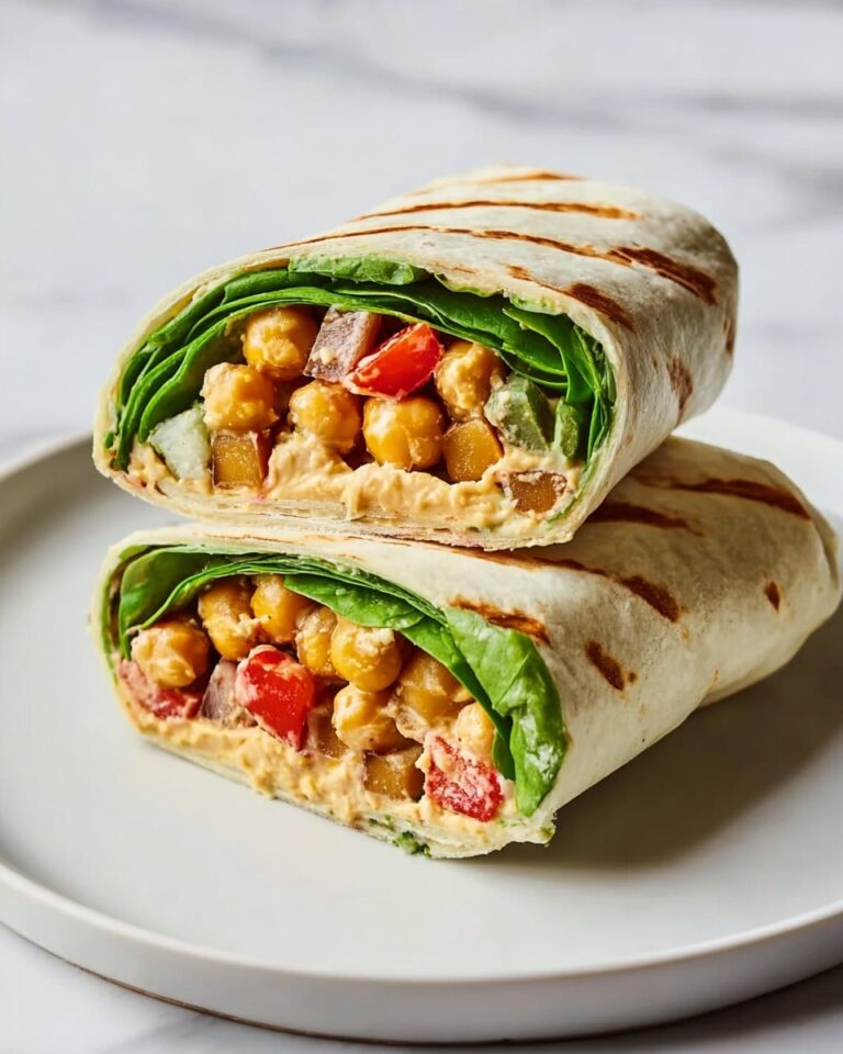 BBQ Chickpea Wraps with Ranch Dressing Recipe