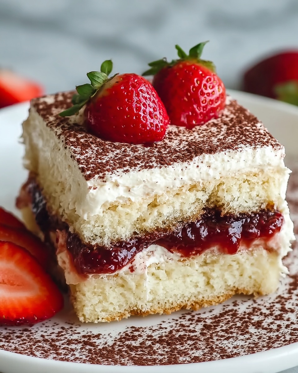 Strawberry Tiramisu Recipe - Recipe Image