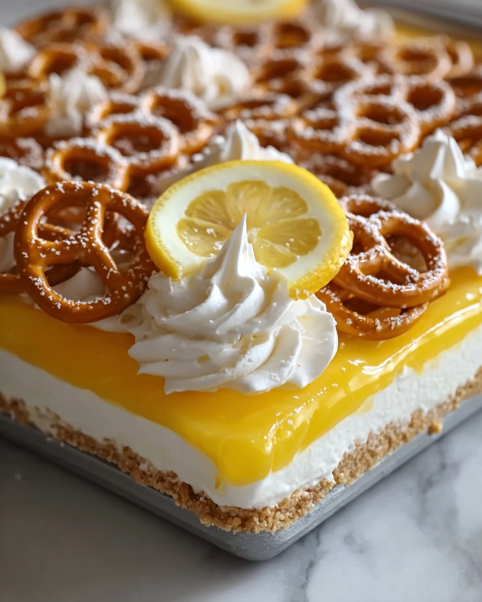 Lemon Pretzel Dessert Recipe - Recipe Image