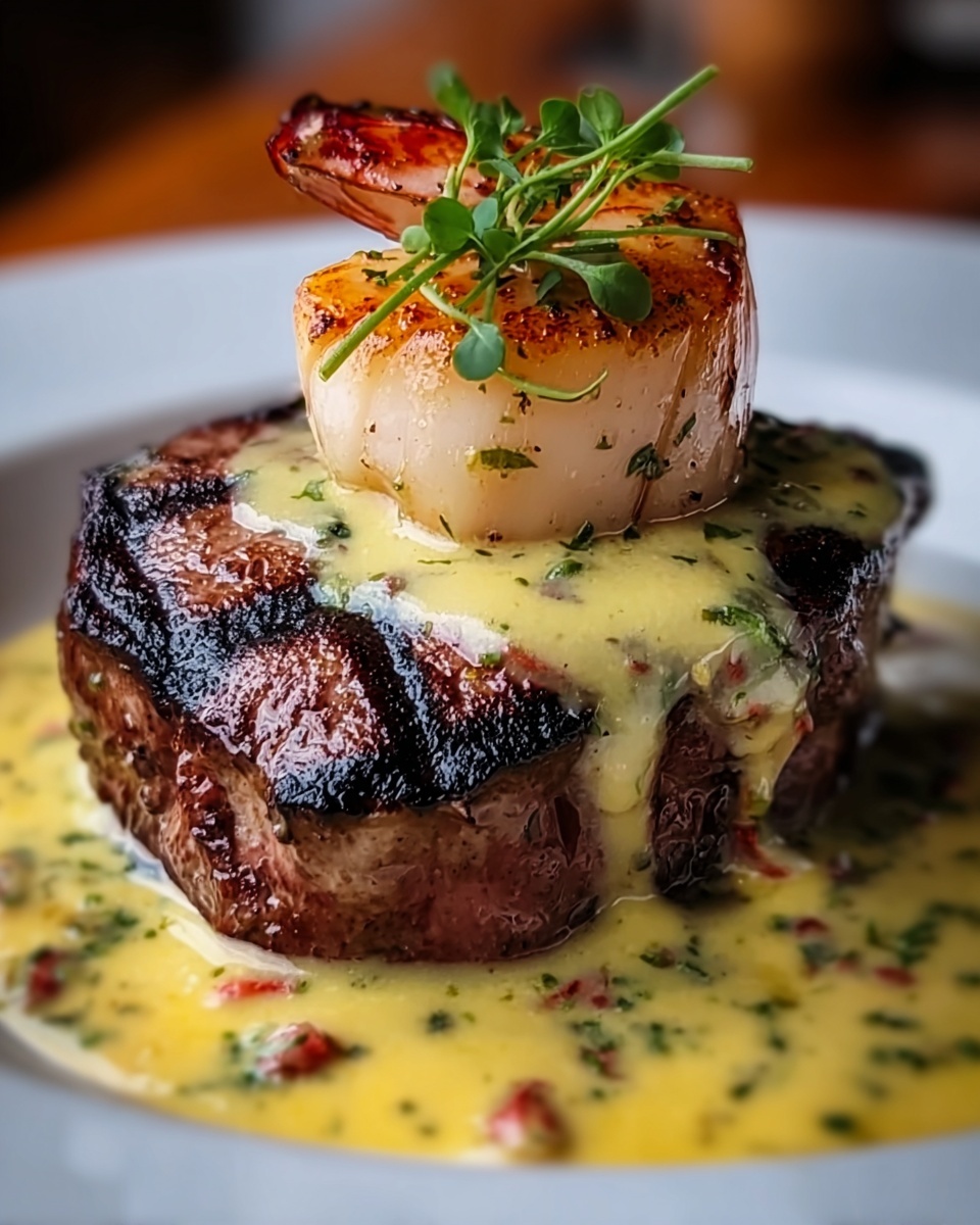 Surf and Turf with Lobster Tails and Hollandaise Sauce Recipe - Recipe Image