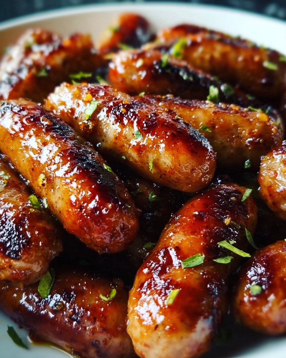 Sweet & Savory Honey Garlic Sausage Recipe - Recipe Image