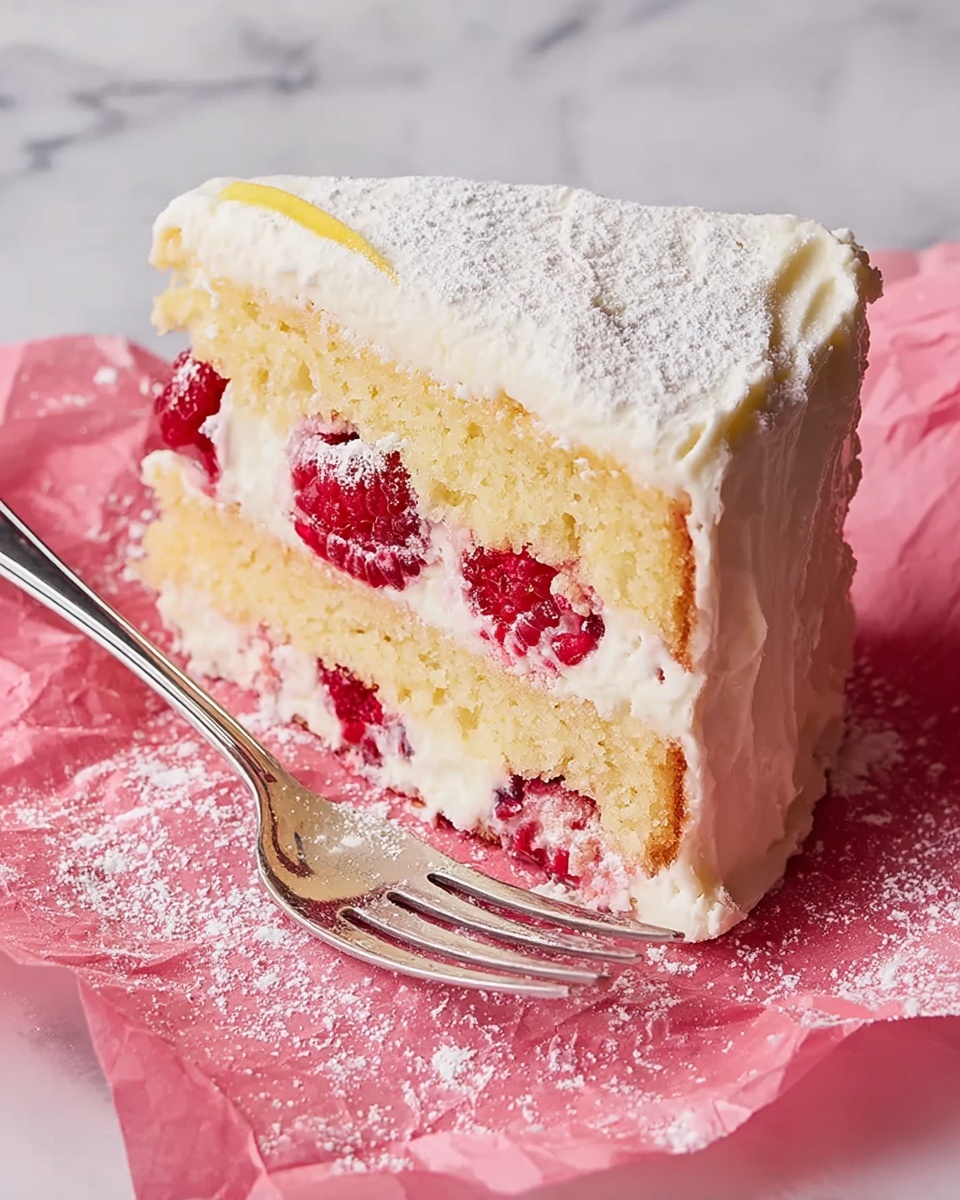 Raspberry Lemon Cake Recipe - Recipe Image