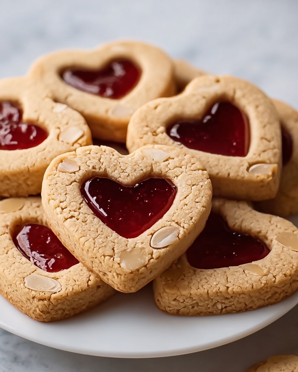 Almond Heart Cookies Recipe - Recipe Image