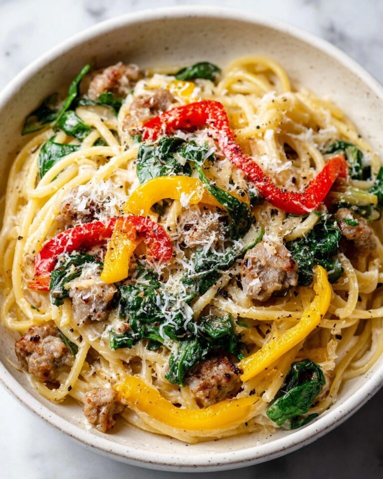 Creamy Sausage and Peppers Pasta Recipe