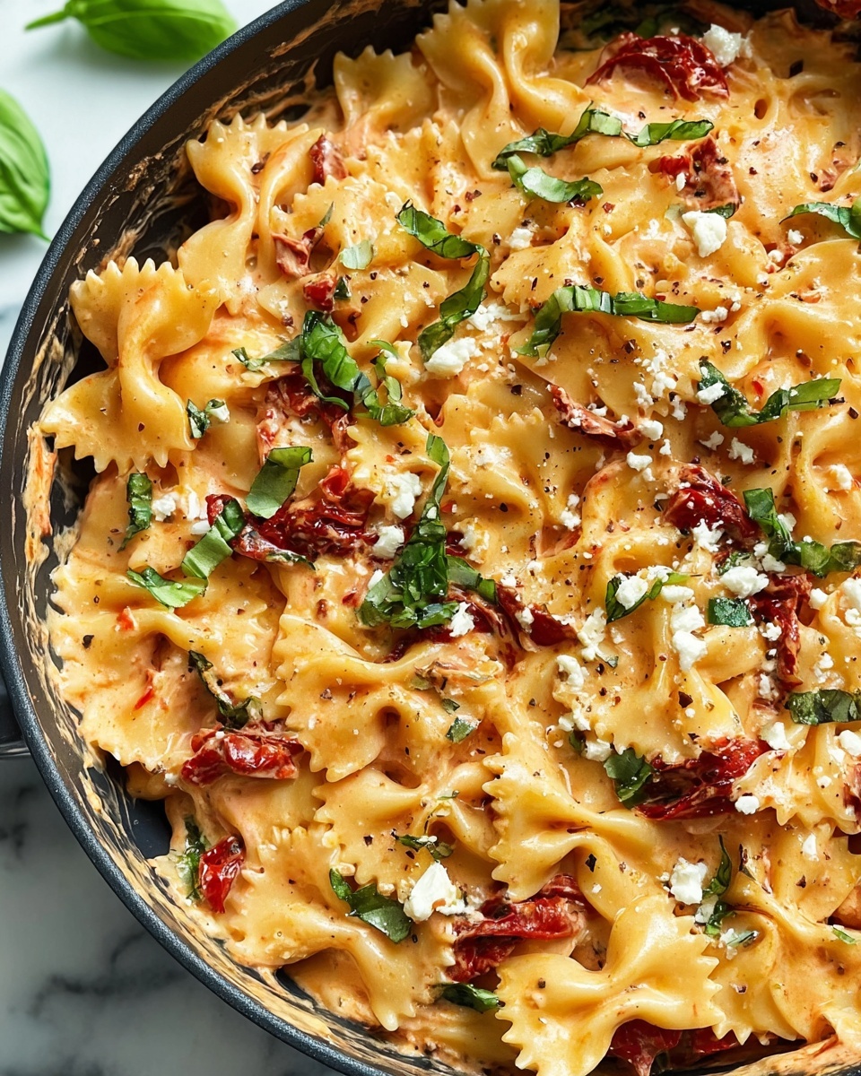 Baked Feta Pasta with Cherry Tomatoes, Spinach, and Fresh Herbs Recipe - Recipe Image