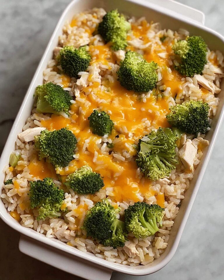 Broccoli, Rice, Cheese, and Chicken Casserole Recipe