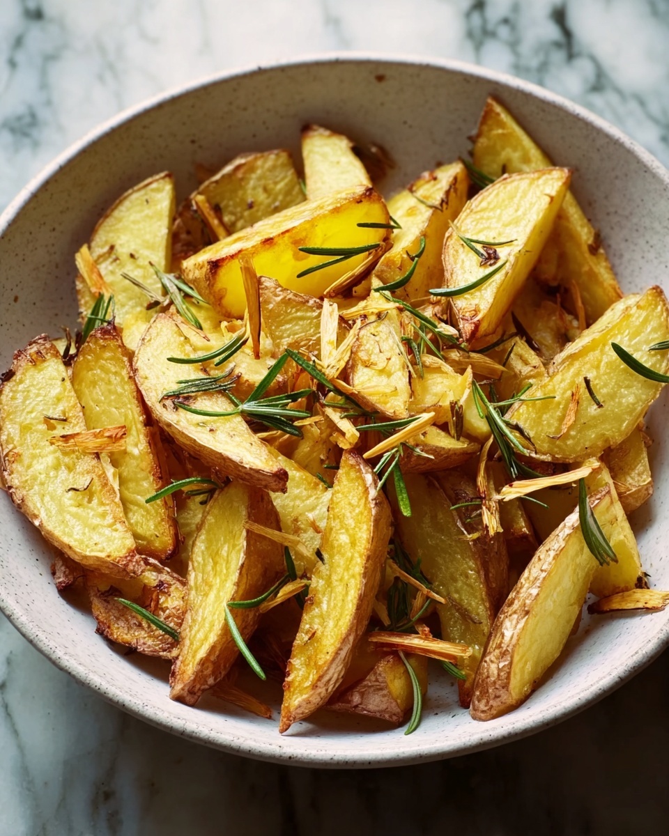 Rosemary Straw Potatoes with Lemon Salt Recipe - Recipe Image