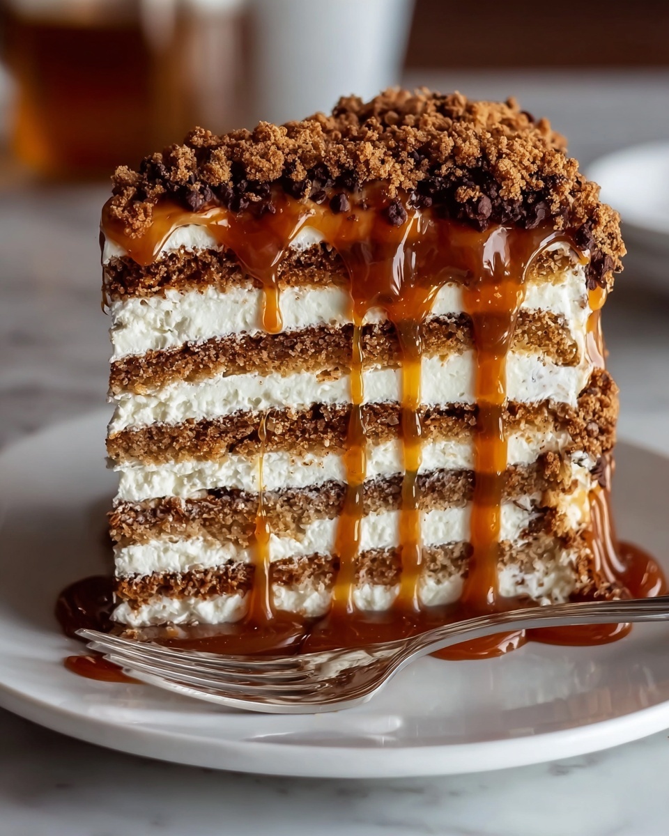 Caramel Crunch Cake Recipe - Recipe Image
