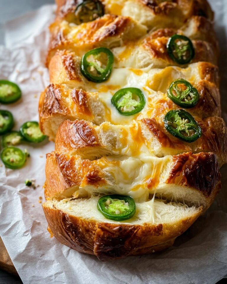 Cheddar Jalapeño Pull Apart Bread Recipe