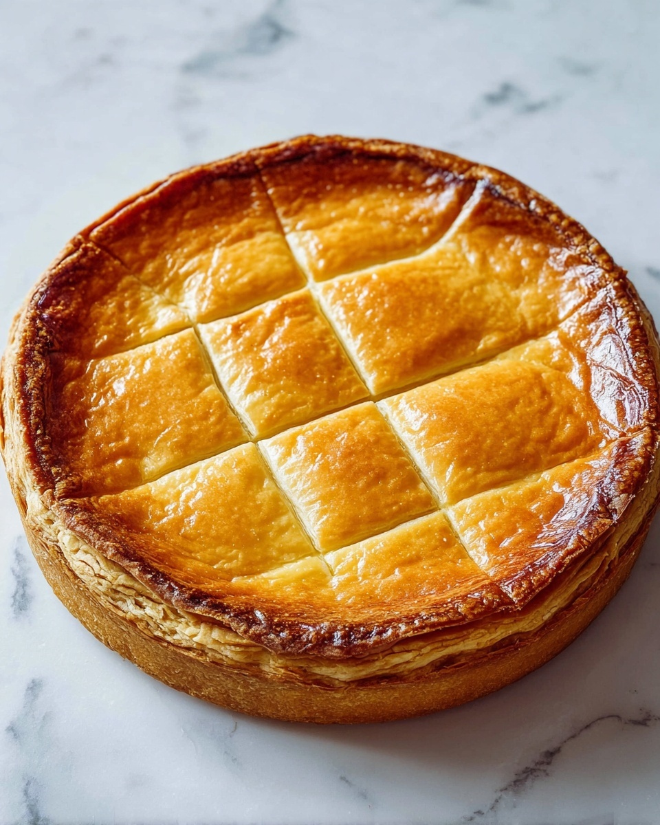 Lemon Ricotta Pie with Almond Accent Recipe - Recipe Image