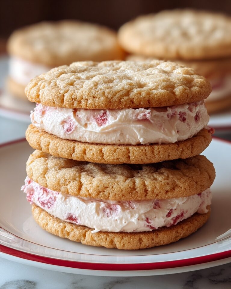 Lemon Strawberry Cheesecake Sandwich Cookies Recipe