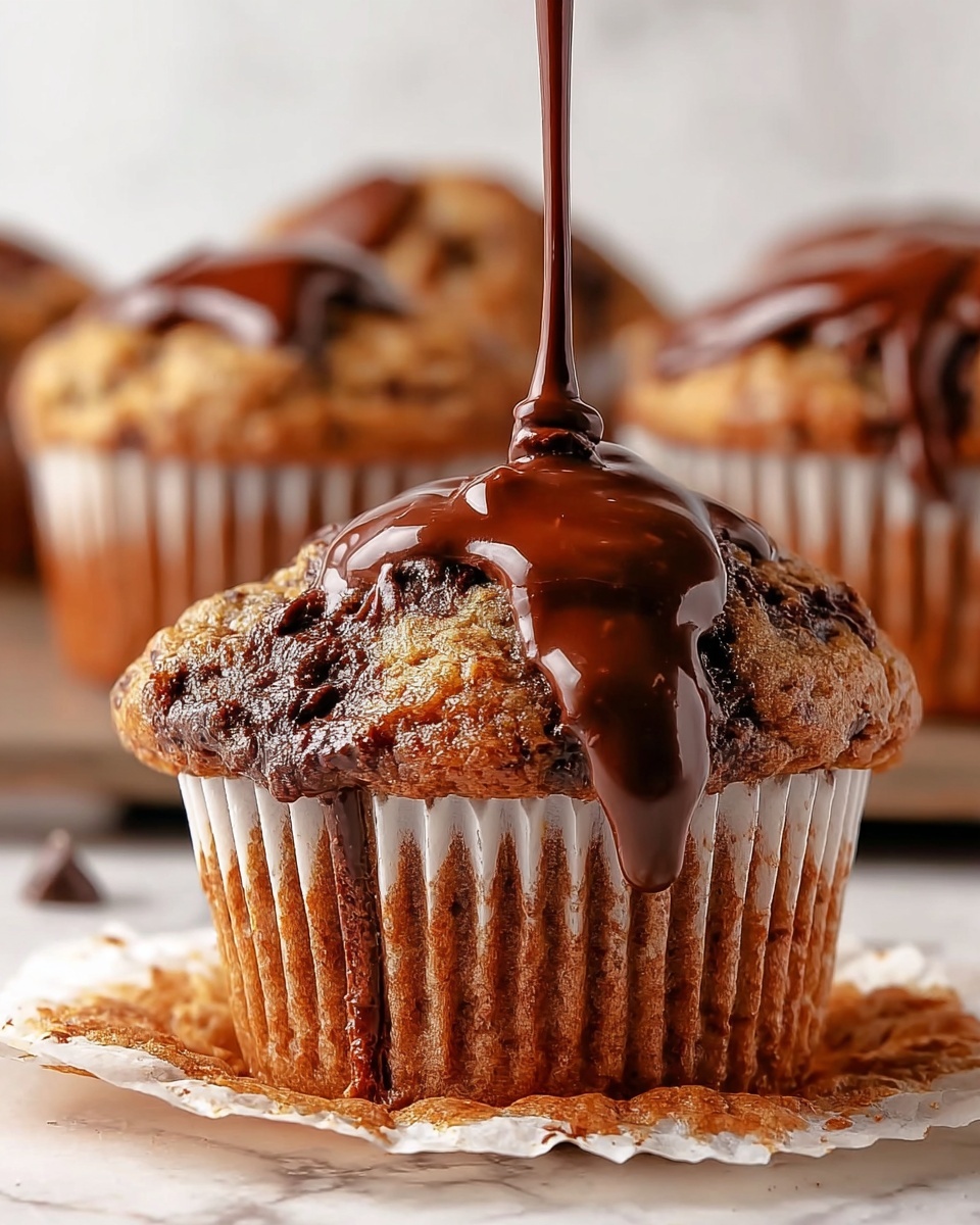 Nutella Banana Muffins Recipe - Recipe Image