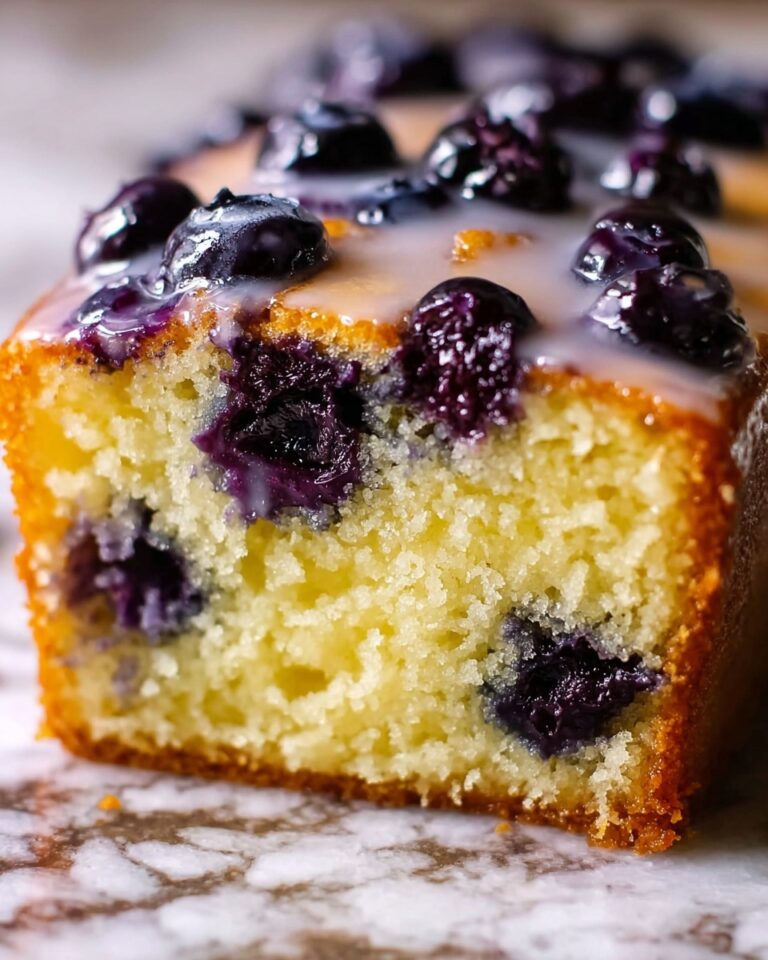 Blueberry Vanilla Bread with Lemon Glaze Recipe