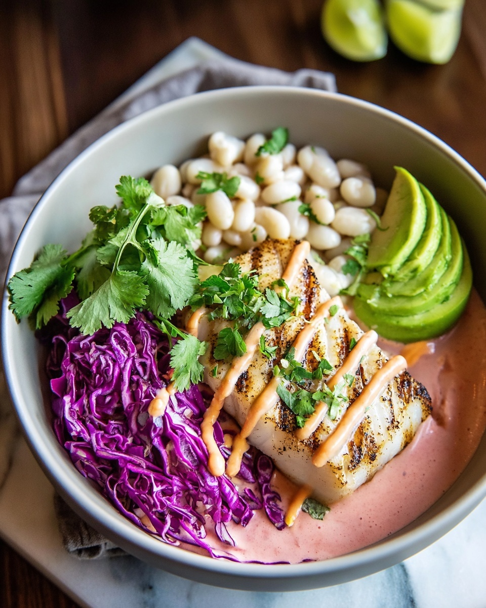 Baja Fish Taco Bowls Recipe - Recipe Image