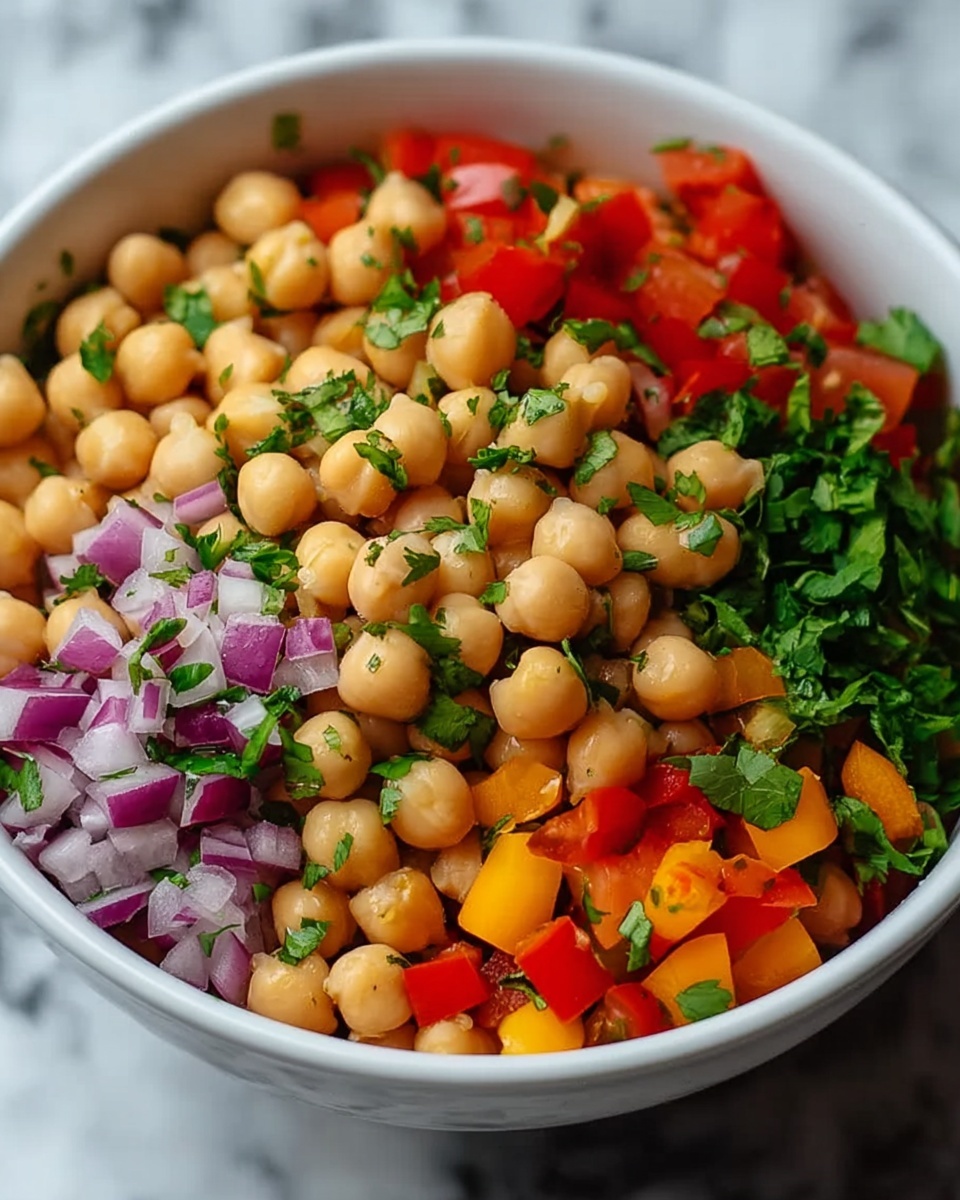 High-Protein Chickpea Salad Recipe - Recipe Image