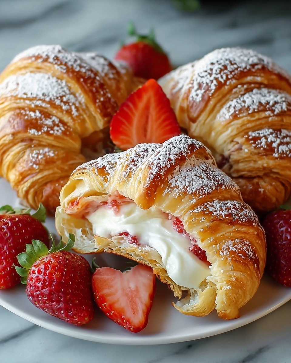 Strawberry Cheesecake Crescents Recipe - Recipe Image